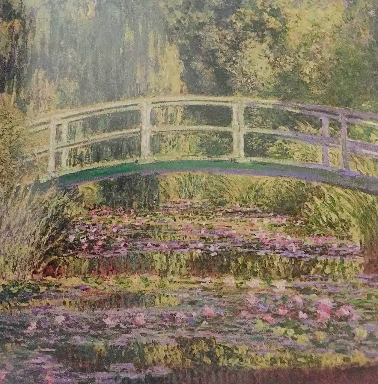 Waterlilies and Japanese Bridge