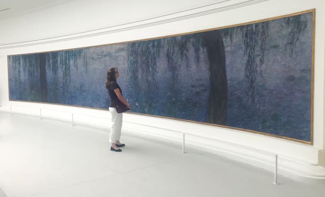 Monet's garden painting; writing workshops